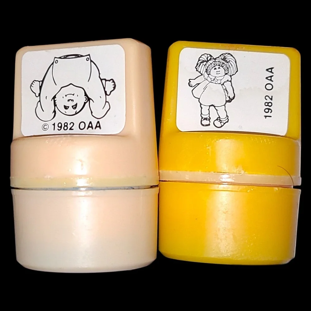 Vintage 1983 Cabbage Patch Kids‎ Rubber Stamp Set OAA Doll Toy Working